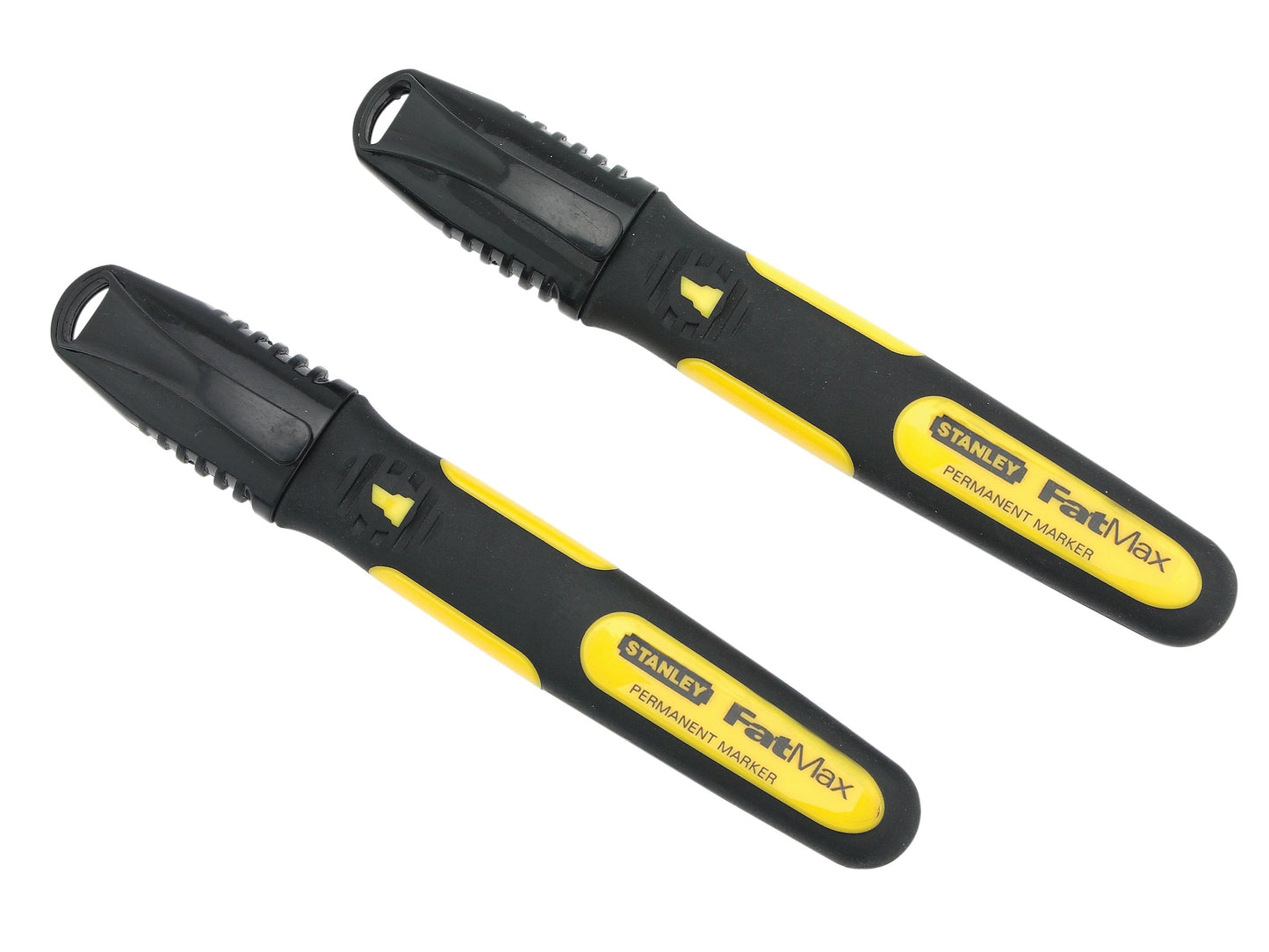 Stanley 0-47-314 FatMax Chisel Tip Marker (Pack of 2) - Black