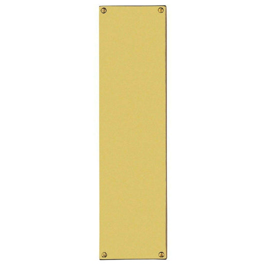 Carlisle Brass M39F Finger Plate (Flat Sheet), Gold, 300mm x 75mm