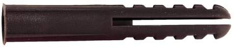 Rawlplug 2 X Plastic Plugs (100) Brown - (Screw Sizes 10-14)