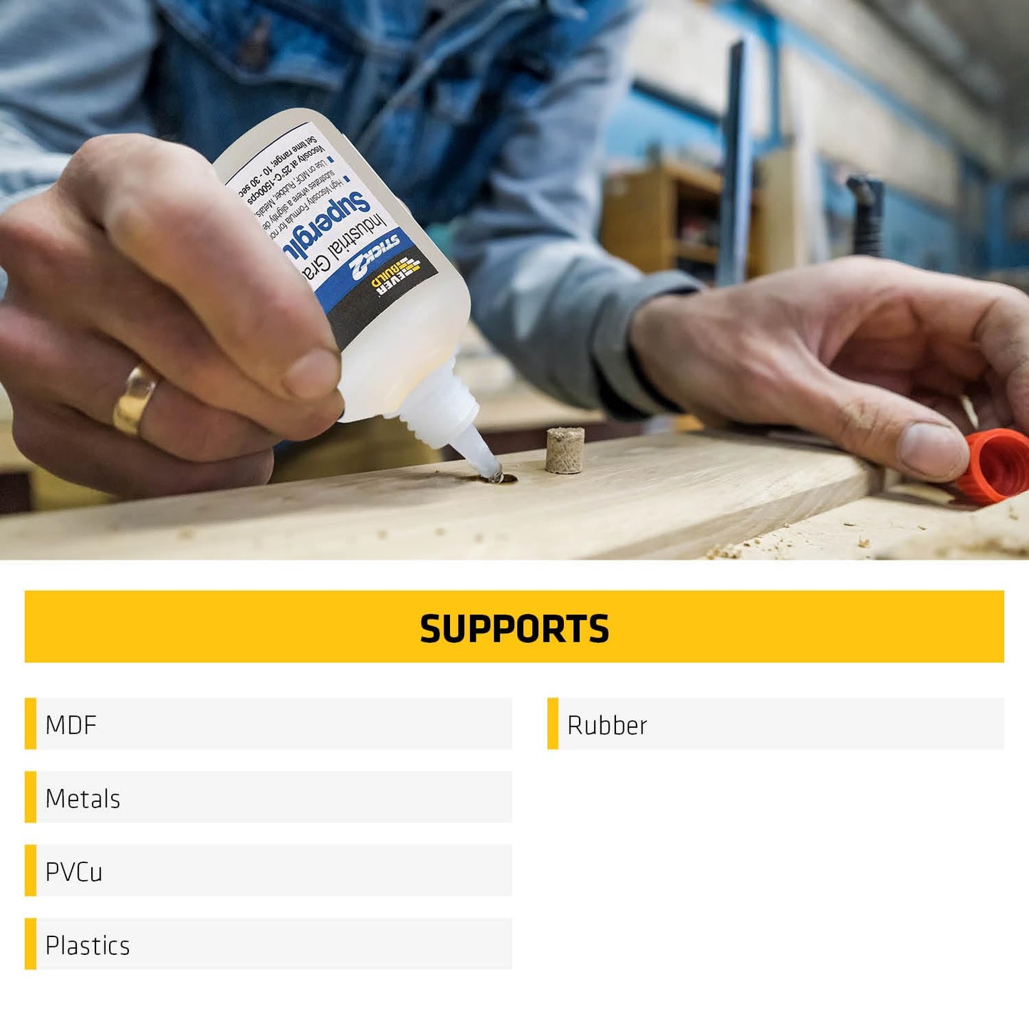 Everbuild Stick 2 Industrial Grade High Viscosity Superglue