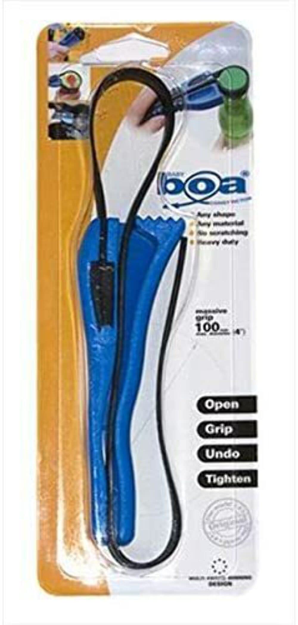 Baby Boa Strap Wrench – Versatile Non-Slip Strap Tool for Gripping, Twisting & Opening – Soft Ergonomic Handle – Adjustable 1–10 cm Grip Range – Ideal for Lids, Jars, Pipes, Household Tasks