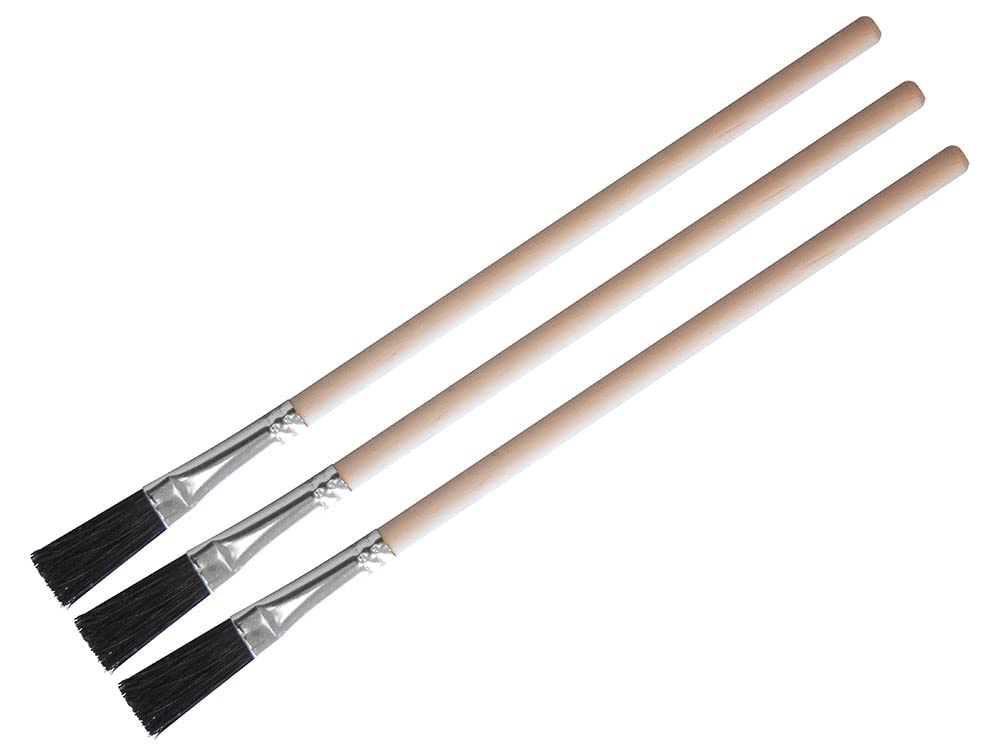 Faithfull FAIPBFLUX3 Flux Brush/Glue Brush Set of 3 15mm Wide