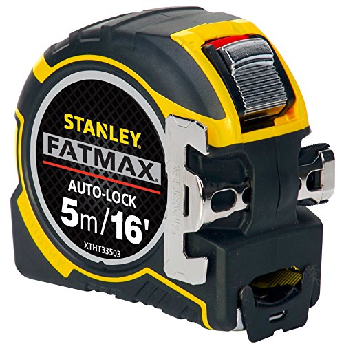 Stanley ZSTA-0-33-504 STA033504 FatMax Autolock Pocket Tape 8m/26ft (Width 32mm) Pro 8 m/26 ft, Multi-Colour