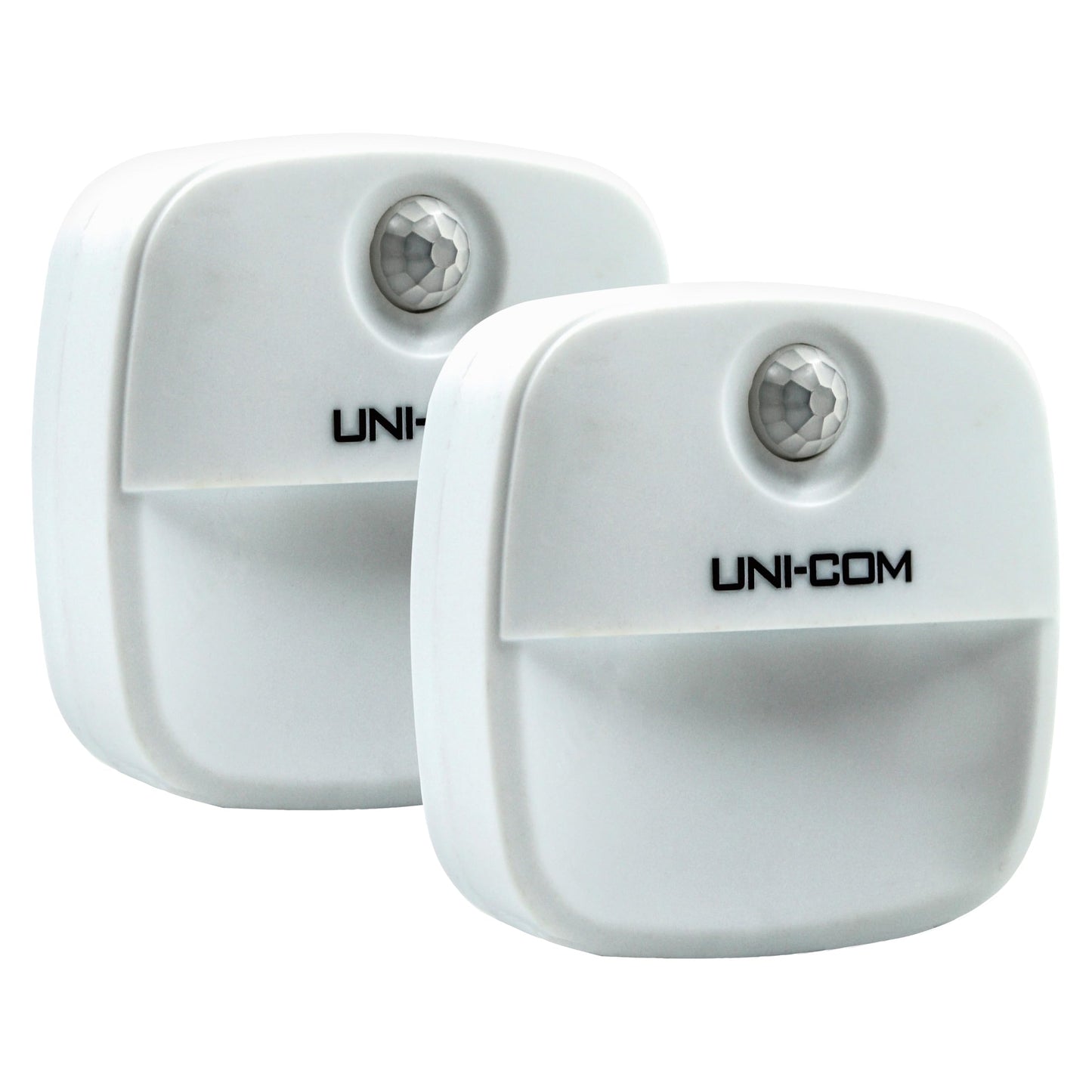 Uni-Com Motion Sensor Light, Battery Powered, Multi-Purpose, Stick on, Wireless Lights for Hallways, Lofts, Cupboards & Basements – 2 Pack