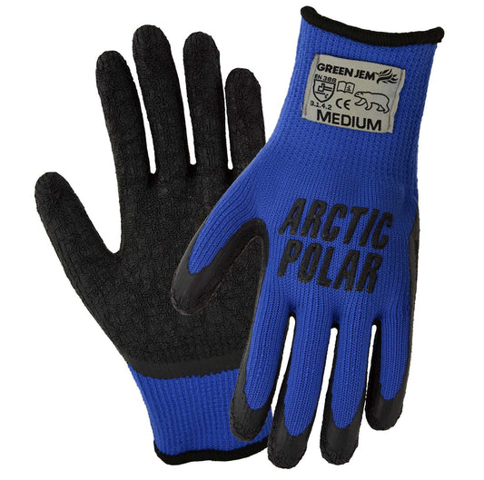 ARCTIC POLAR WINTER WORKING GLOVE SIZE MEDIUM (9) BLUE
