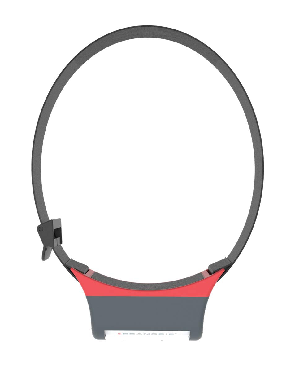 Scangrip Lámpara Frontal Night View, Aluminium or Polymer, Black/red