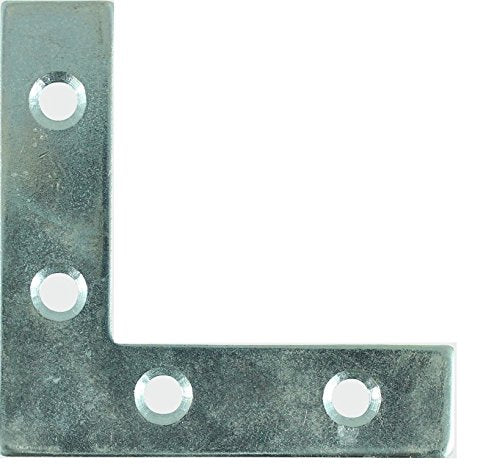 TIMCO 75mm Corner Plate Pack - 75 x 75 x 16mm - Pack of 4