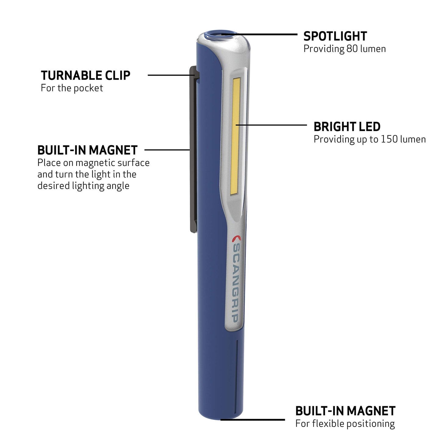 SCANGRIP 03.5116 - Linterna MAG Pen 3 c/USB
