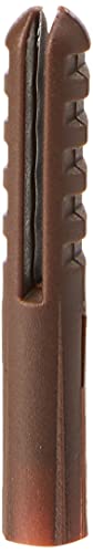 Rawlplug Plastic Plugs (100) Brown - (Screw Sizes 10-14)