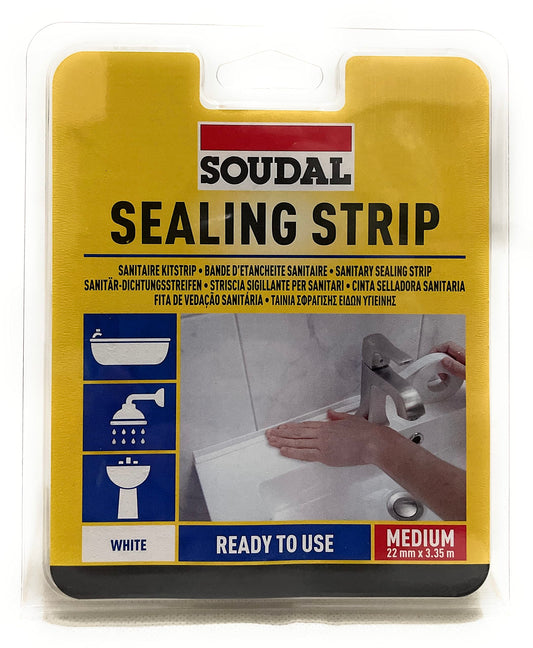 Soudal Sealing Strip White 22mm x 3.35m