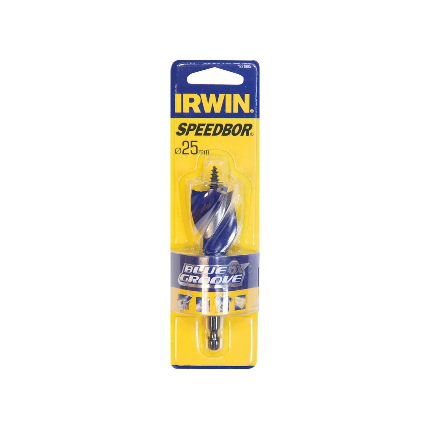 Irwin 1921930 14 mm x 4-Inch 6X Blue Groove Stubby Wood Bit - Parent