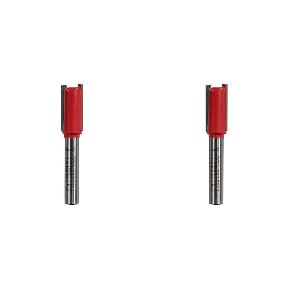 Faithfull FAIRB28 Router Bit TC,Red/Silver,Two Flute 1/4in 10mm