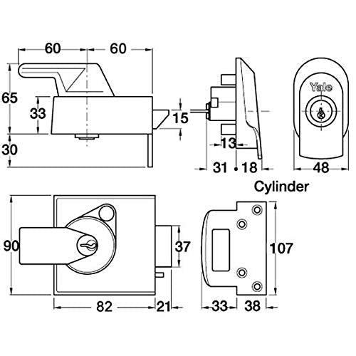 Yale Locks Standard Security Lock