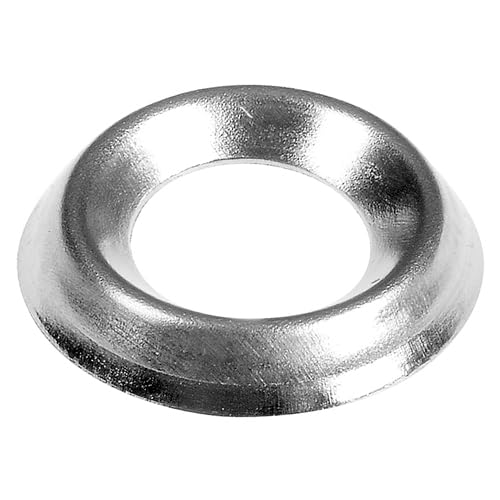 Timco - Screw Cups - Nickel (Size to fit 8 Gauge Screws - 800 Pieces)
