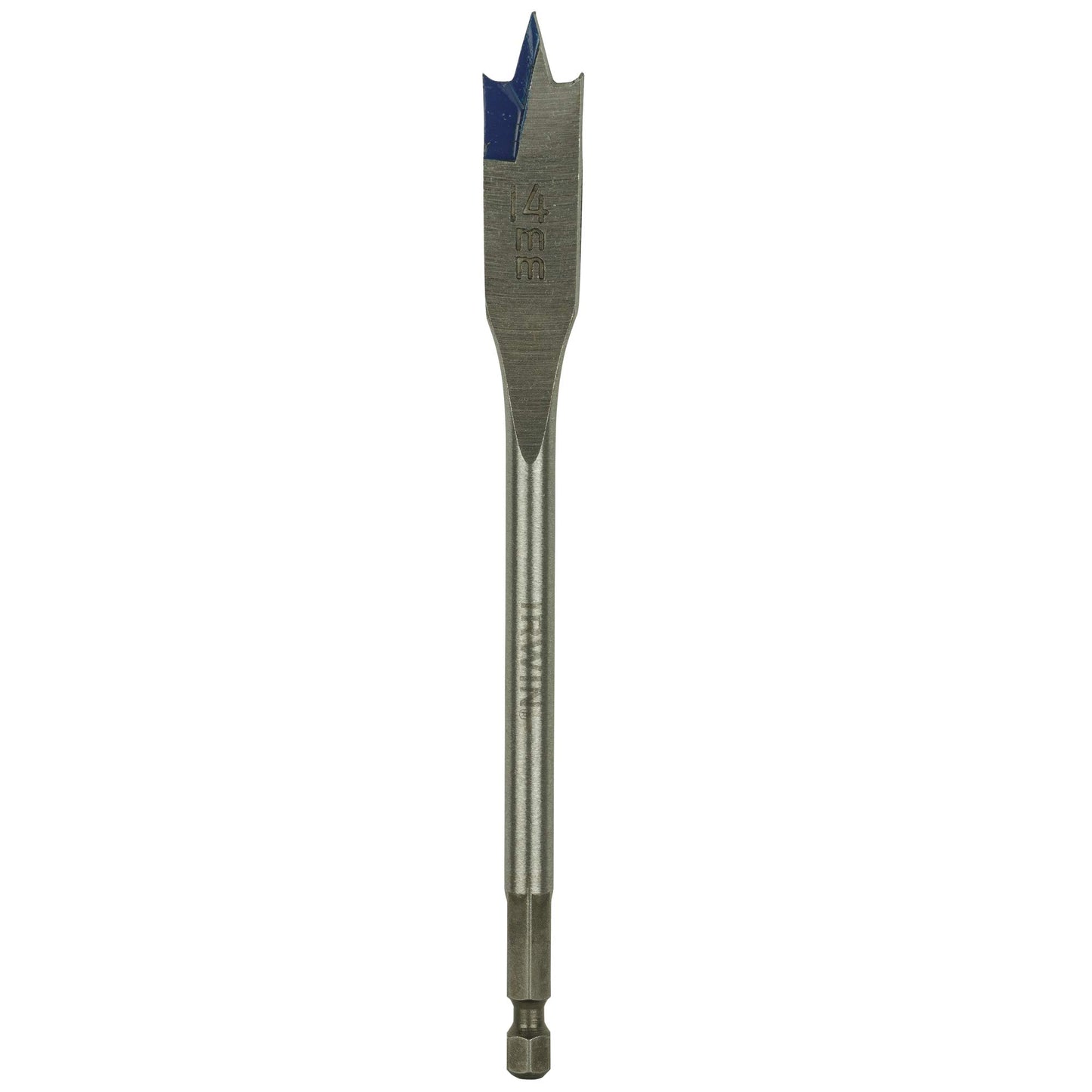 Irwin 2000 Speedbor Flat Bit 14mm, argent / bleu
