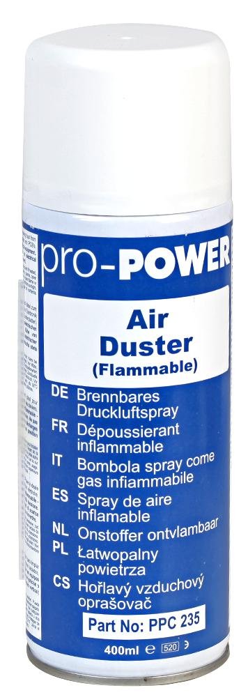Pro Power CHEMICALS PPC235 Air Duster, 400ml - Flammable