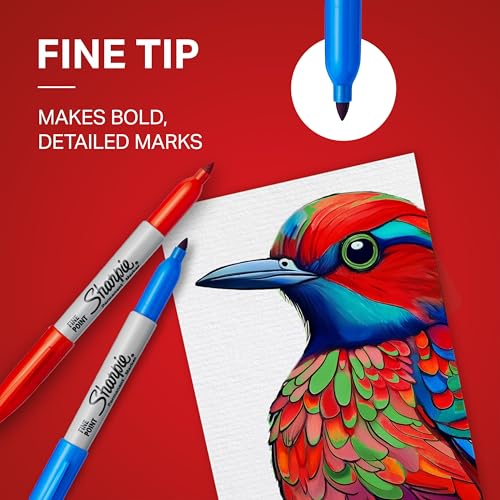 Sharpie Permanent Markers | Fine Point for Bold Details