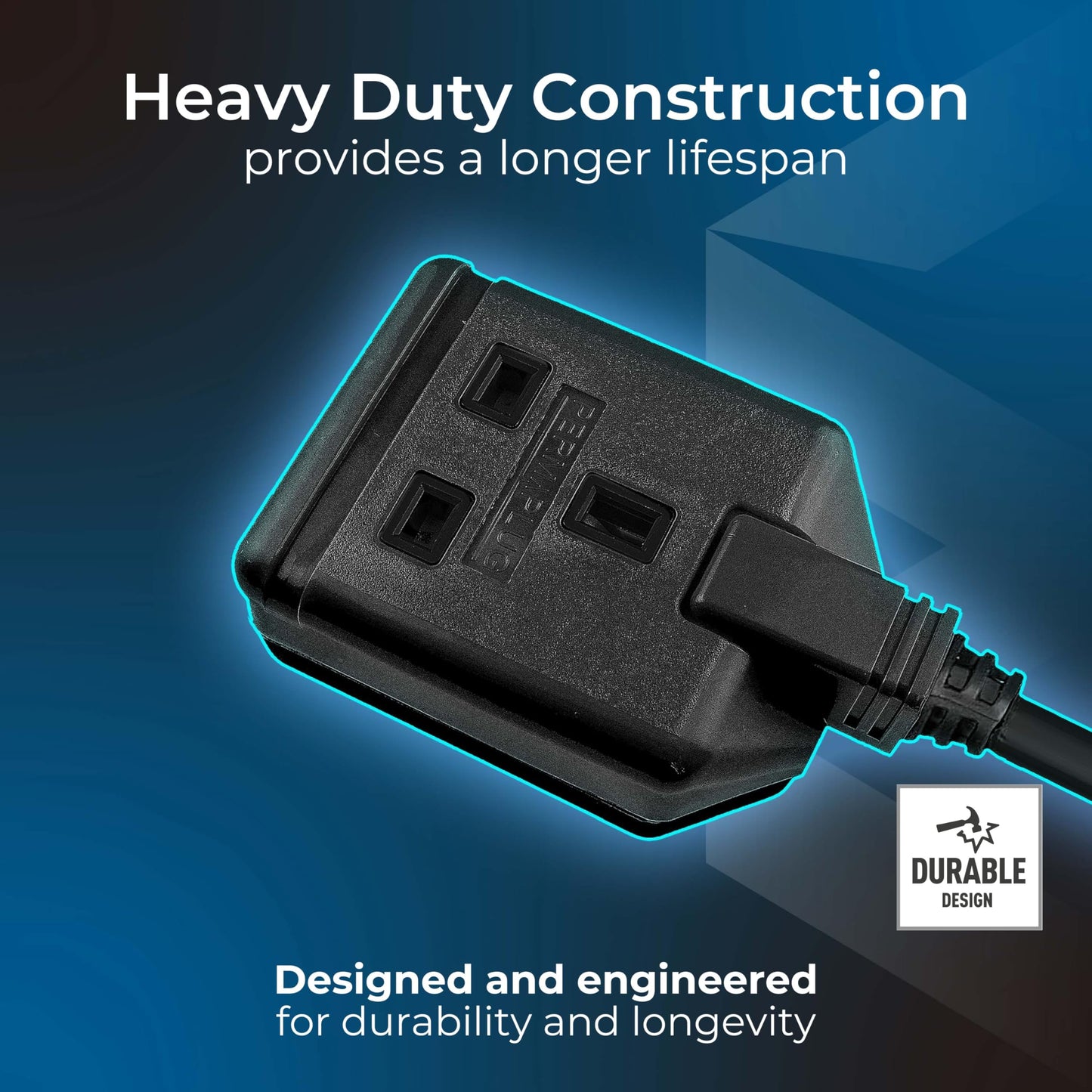 Masterplug Socket Extension Lead