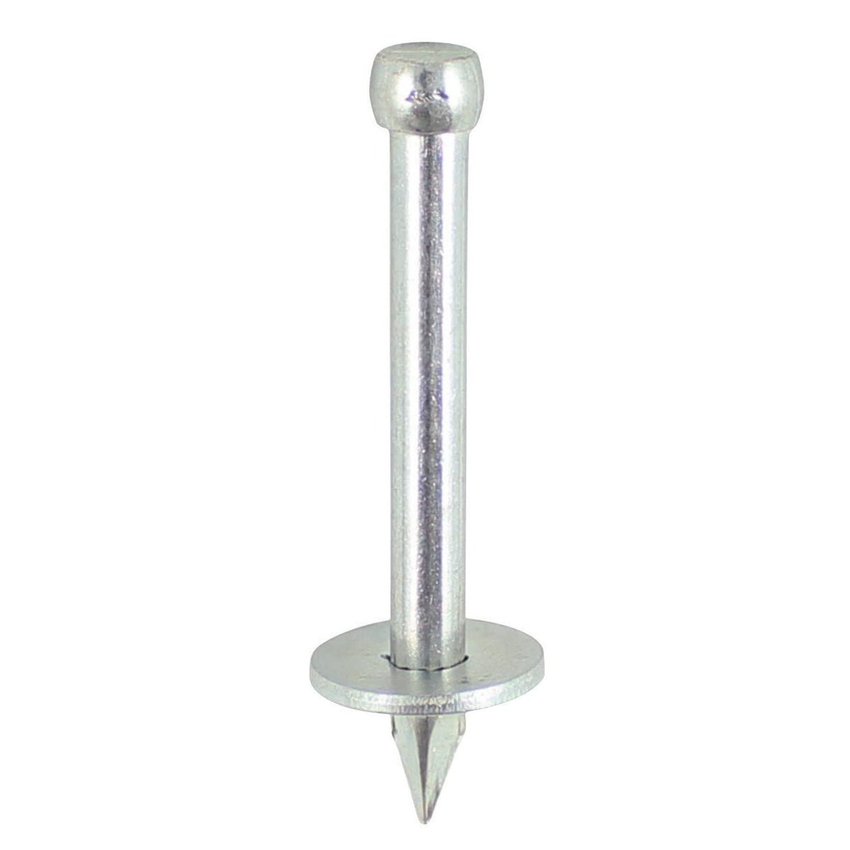 TIMCO Washered Masonry Nails 3.7 x 25 - (Box of 100) Silver