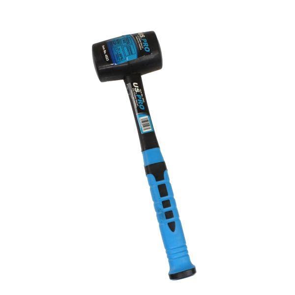 US PRO Tools 8OZ Rubber Mallet with Fibreglass Handle 4523