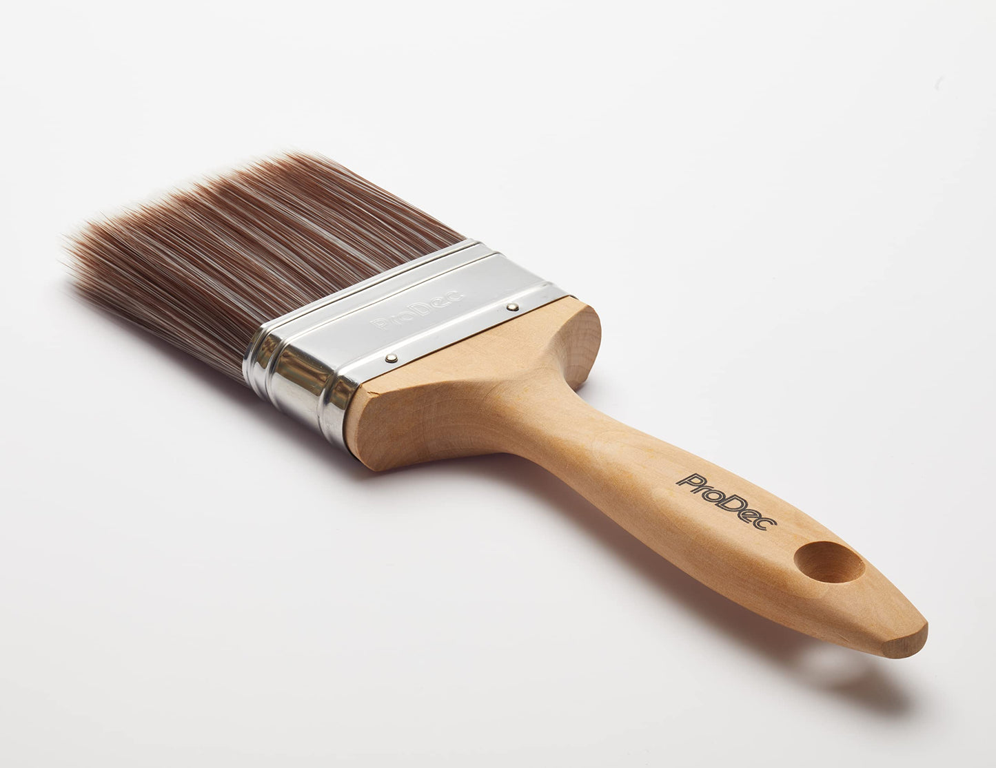 ProDec Premier Trade Professional Synthetic Paint Brush for a Smooth Finish Painting with Emulsion, Gloss and Satin Paints on Walls, Ceilings, Wood and Metal