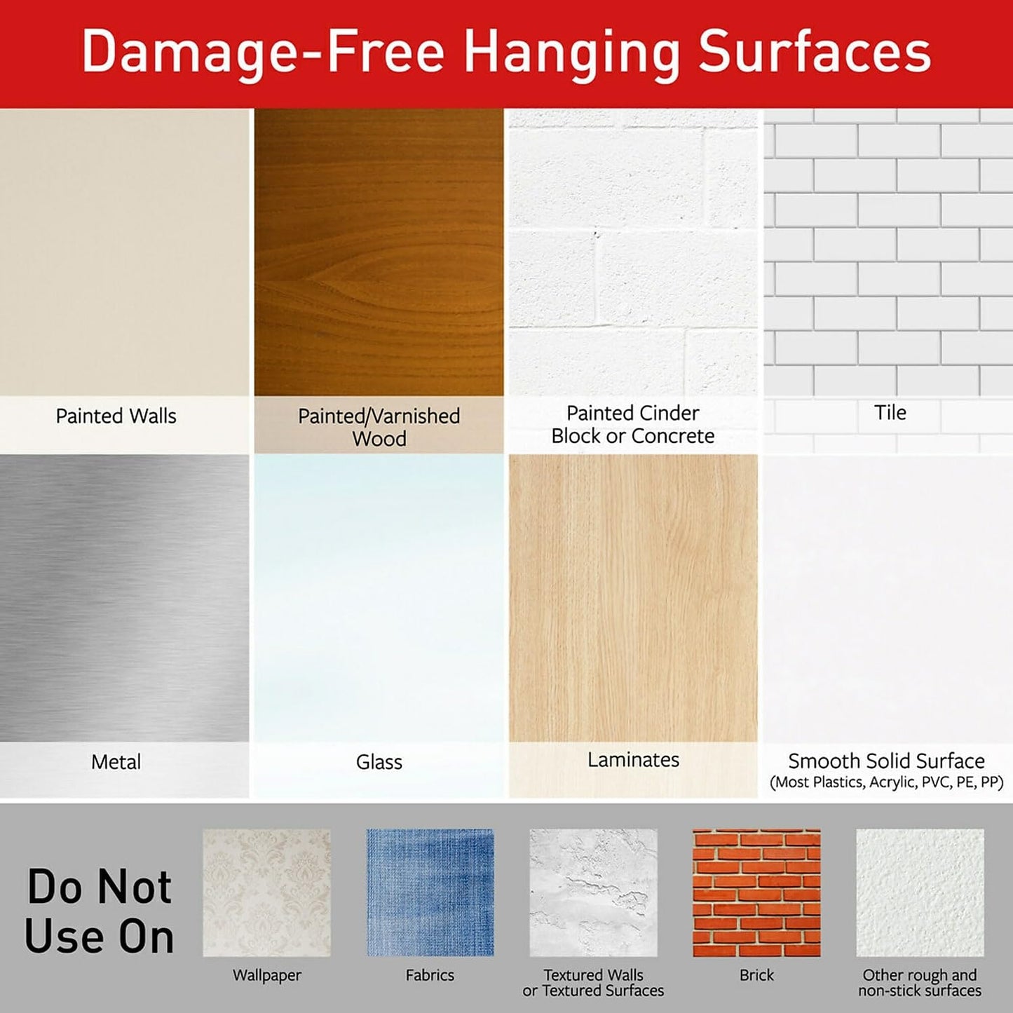 Command Mini Clear Hooks with Clear Strips for Hanging