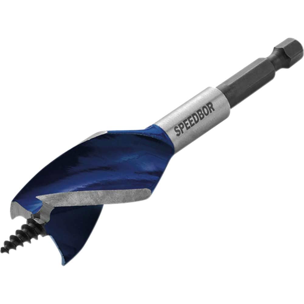Irwin 1921930 14 mm x 4-Inch 6X Blue Groove Stubby Wood Bit - Parent