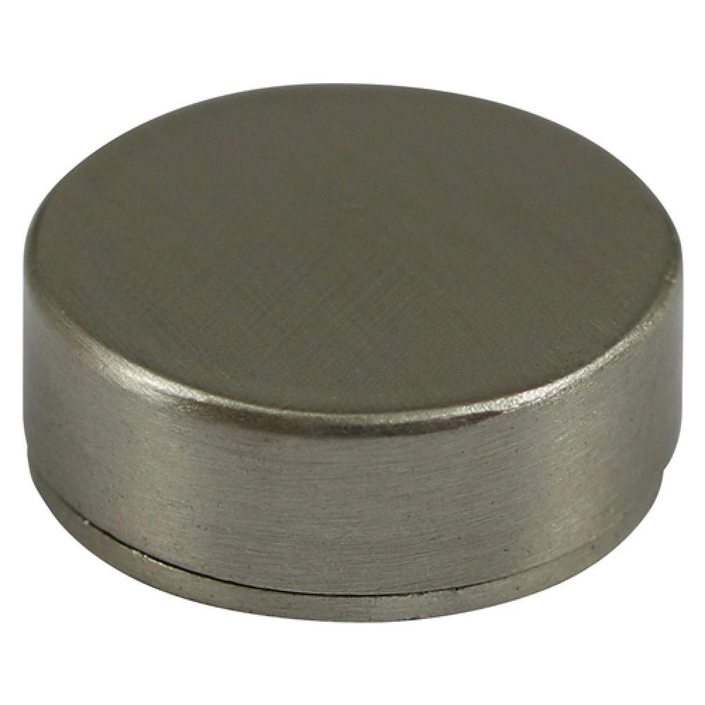 TIMCO Threaded Screw Caps Solid Brass Satin Nickel - 18mm