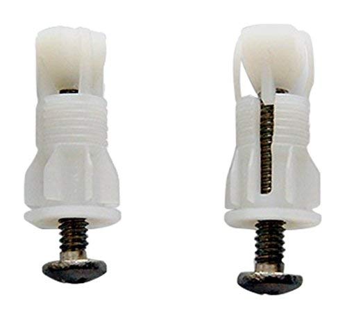 Universal Toilet Seat Top and Bottom Nylon Fixings