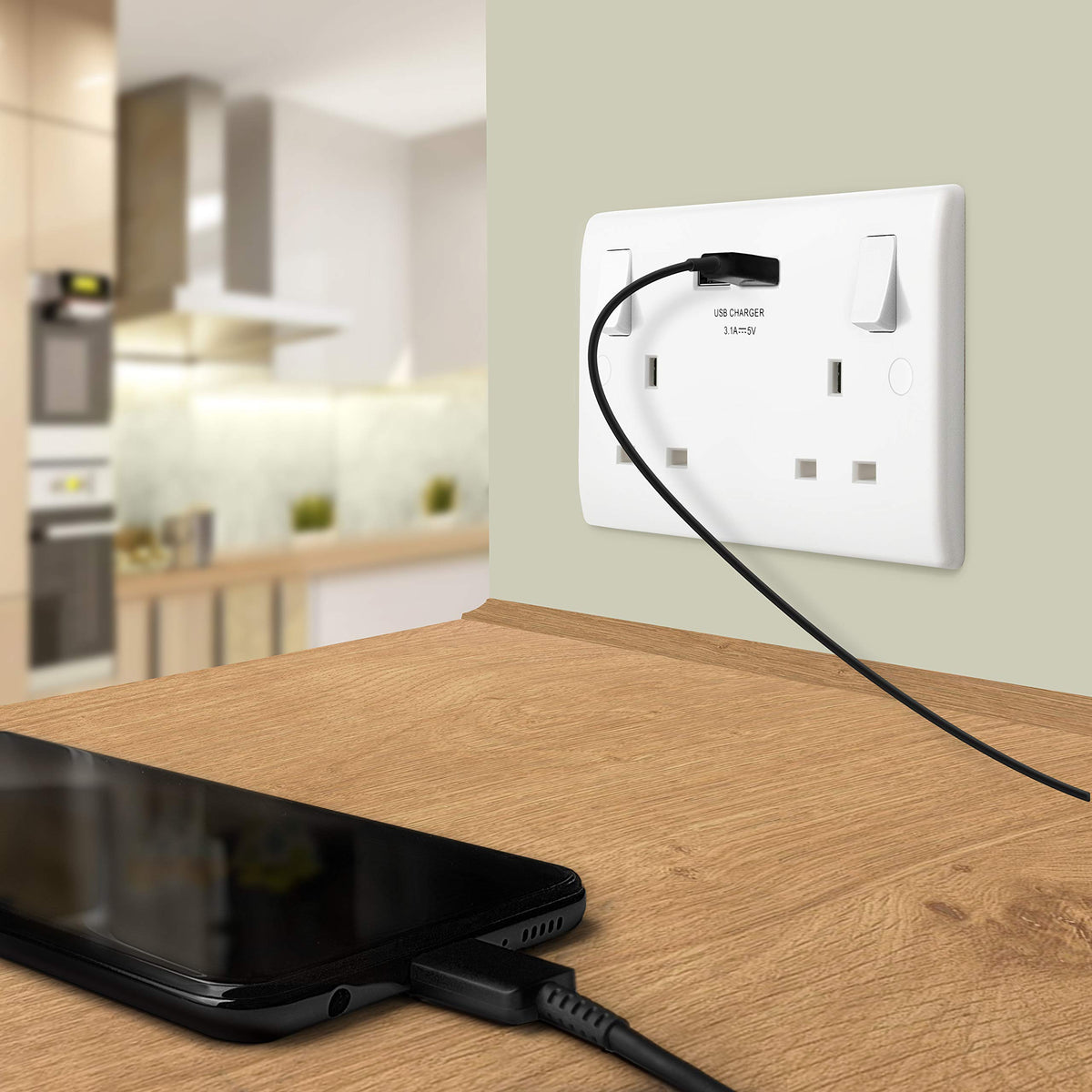 BG Electrical Single Switched