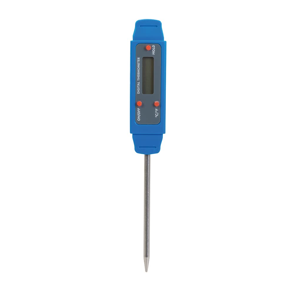 Silverline Pocket Digital Probe Thermometer -40°C to +250°C (469539), Blue