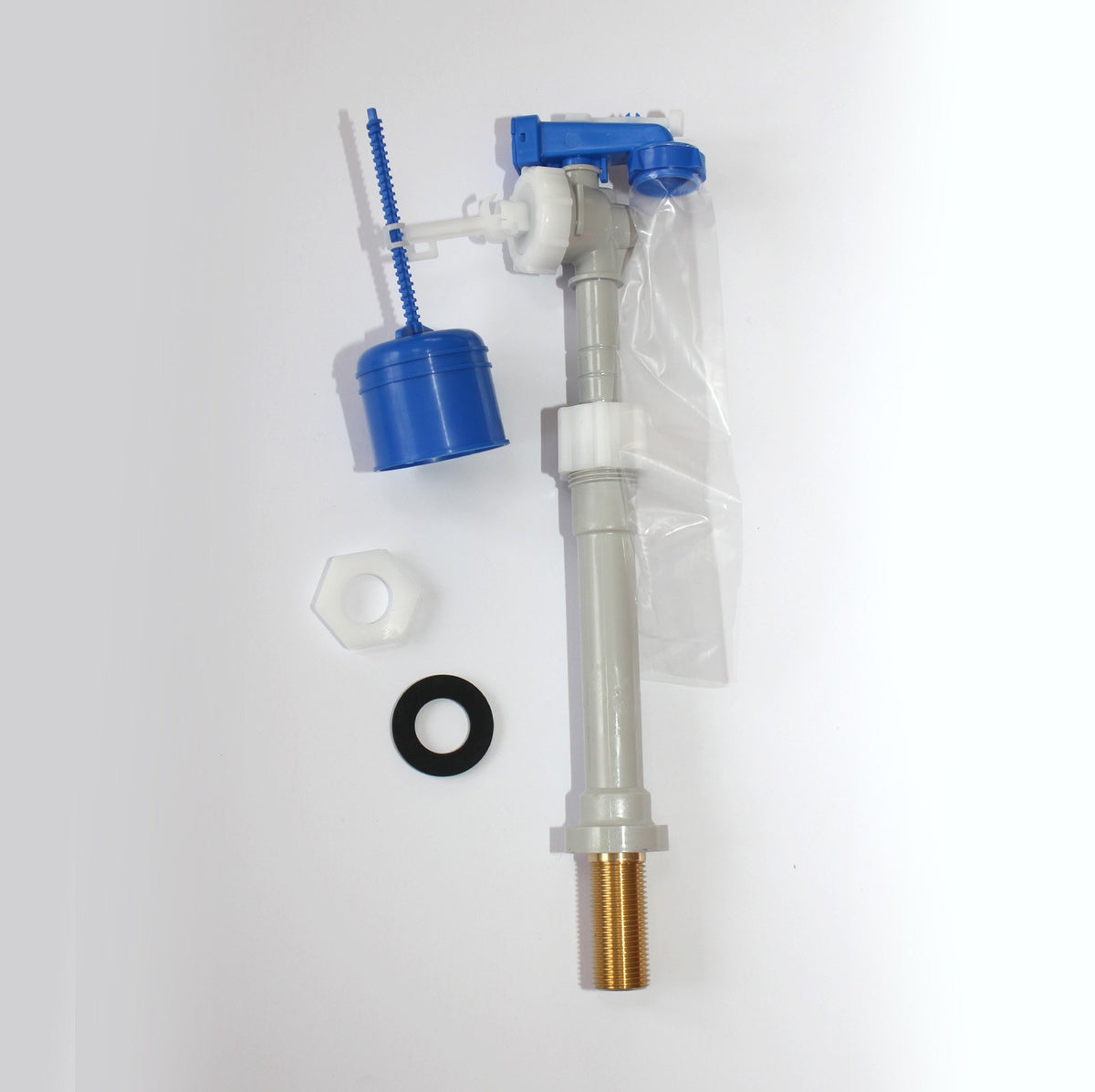 Thomas Dudley Hydroflo Bottom Entry Adjustable 1/2 inch 15mm Brass Inlet Float Valve 324302, Multi-Colour