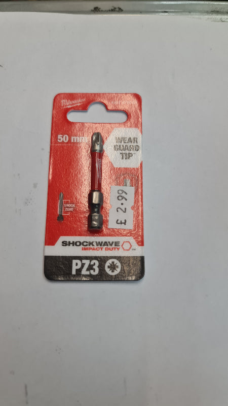 Milwaukee PZ3 50mm wear guard tip bit