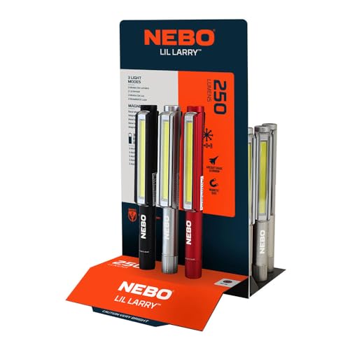 NEBO Lil Larry Lightweight Water Resistant Torch (Assorted Colours)