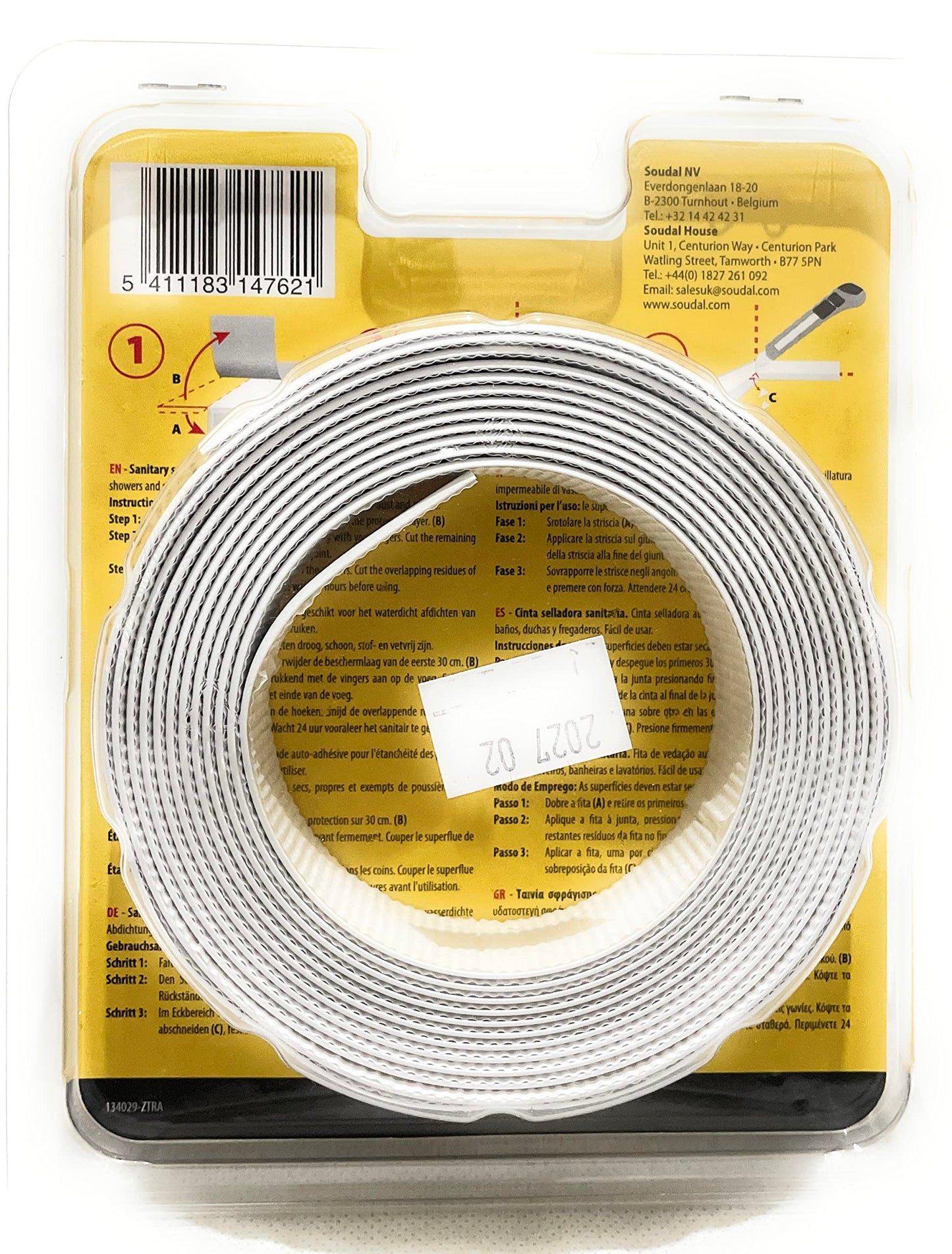 Soudal Sealing Strip White 22mm x 3.35m