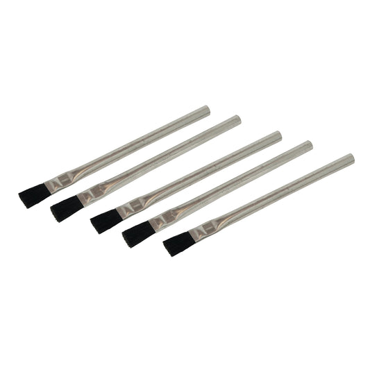 Silverline 105878 Pinsel-Set für Lötflussmittel, 5 Stück.