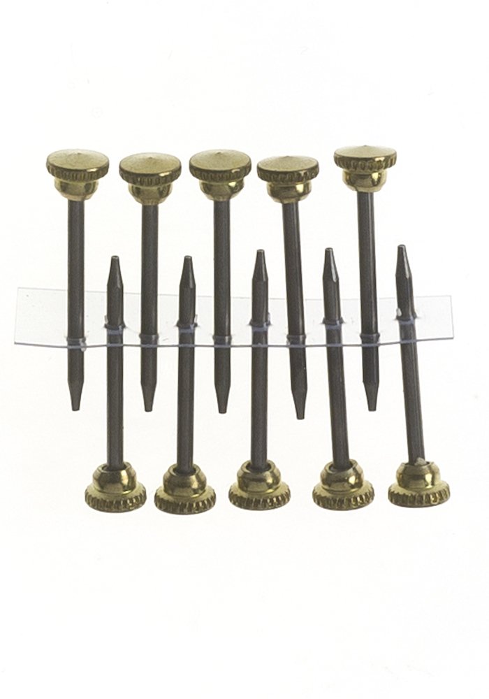 X Picture Hooks No.3 Brass Plated 20 Pack Blister - 12888