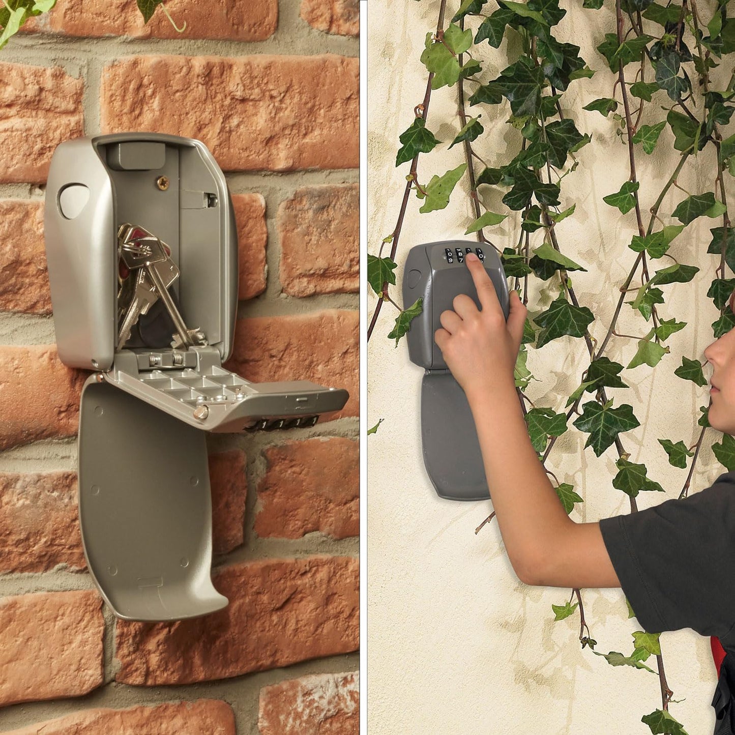 MASTER LOCK Reinforced Security Key Safe, Certified, Weatherproof, Wall Mounted