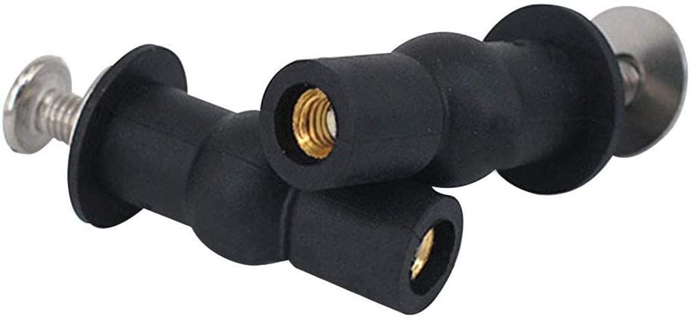 noband O50L Toilet seat Fittings, Black