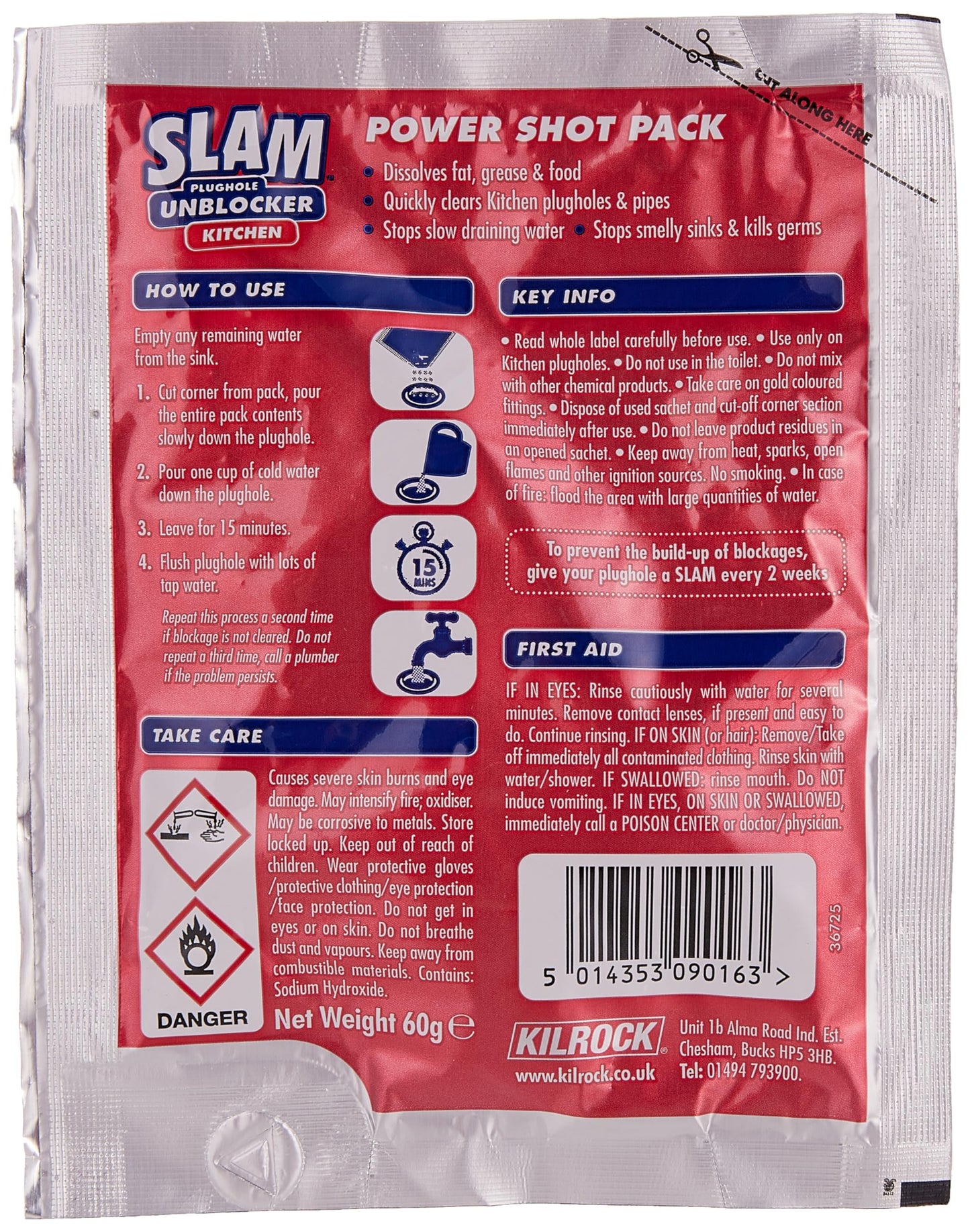 Slam Kitchen Unblocker 60g