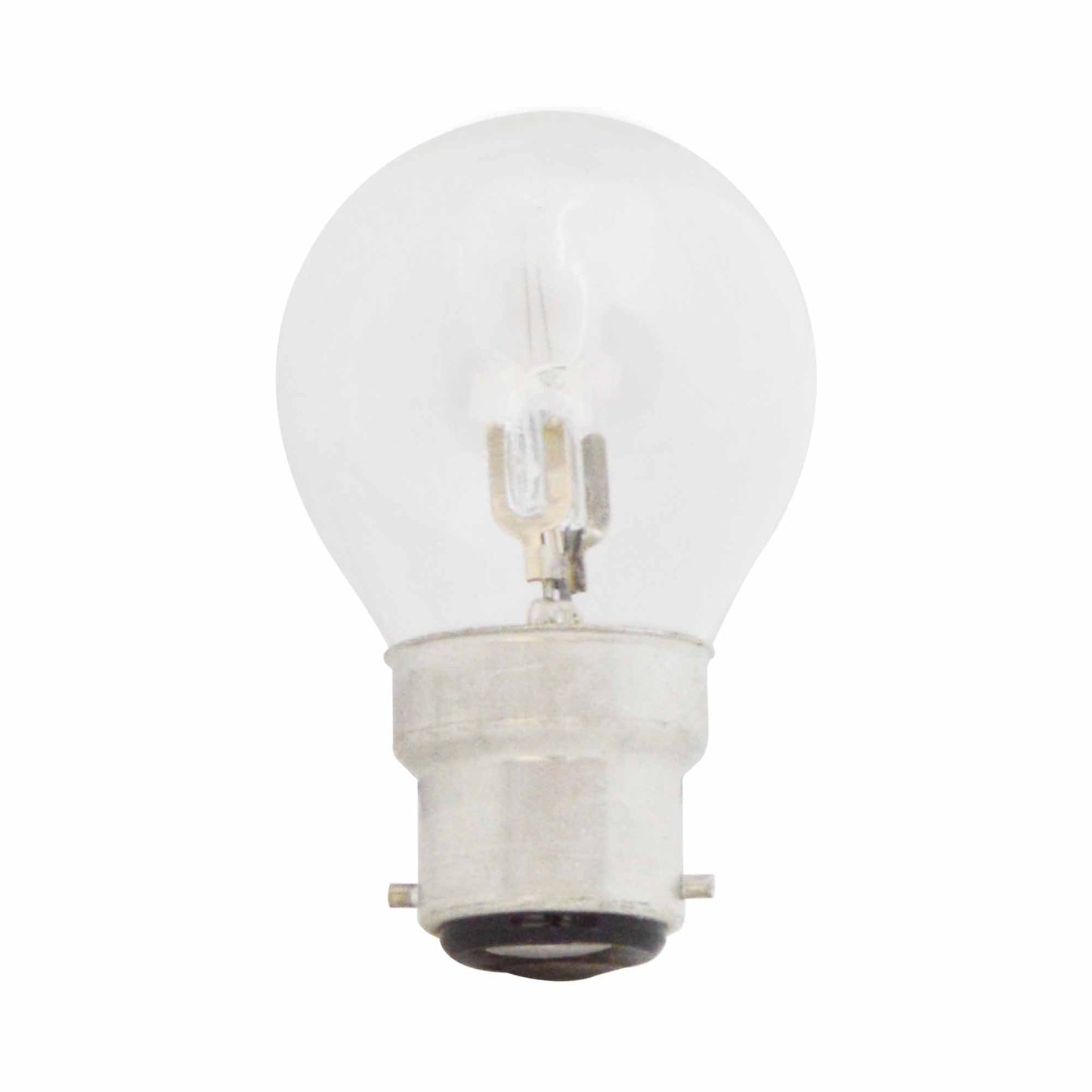 Status 18 W Large Bayonet Cap Halogen Round Bulb - Transparent, Pack of 10