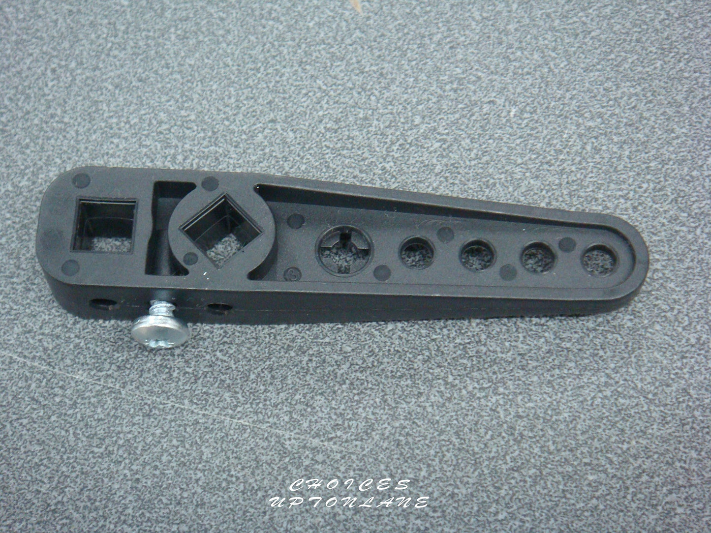 Replacement Black Plastic WC Toilet Cistern Flush Lever Multi Adjustable ARM