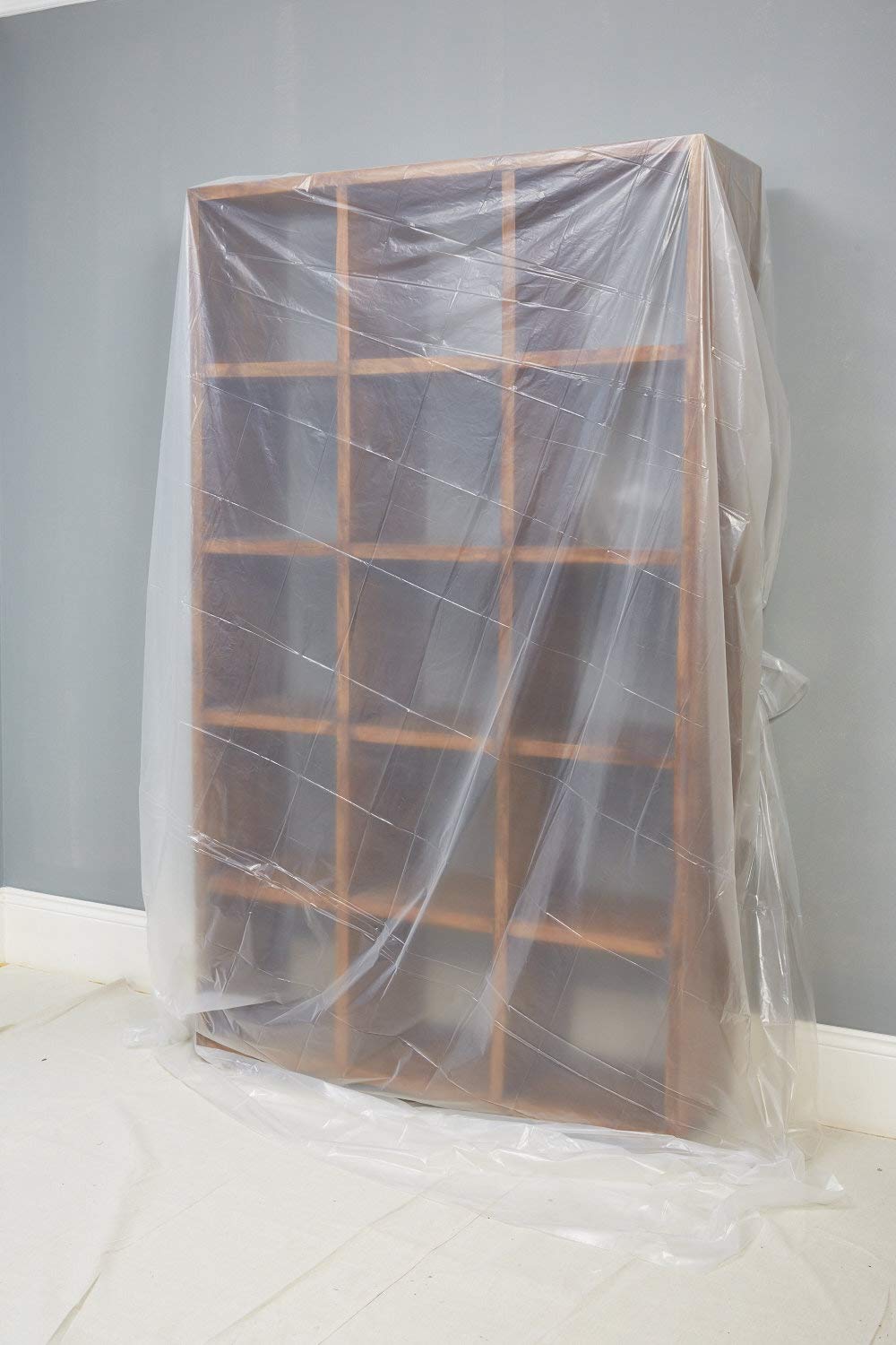 ProDec 12ft x 12ft (3.6m x 3.6m) Lightweight Polythene Dust Sheet, Dustproof and Waterproof Ideal for Covering and Protecting Floors and Furniture from Spills and Splashes When Painting and Decorating
