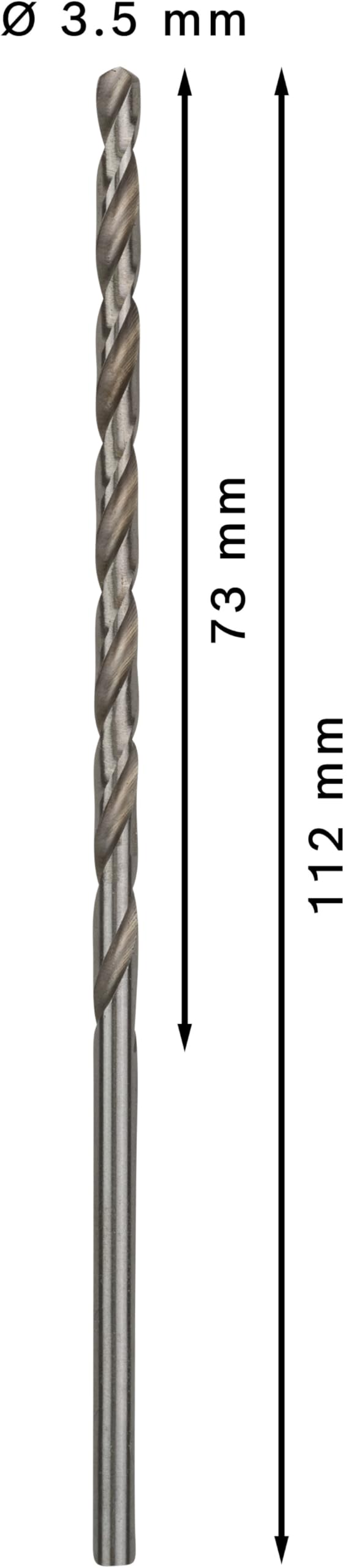 Bosch 5x PRO Metal HSS-G Twist Drill Bit Long Length