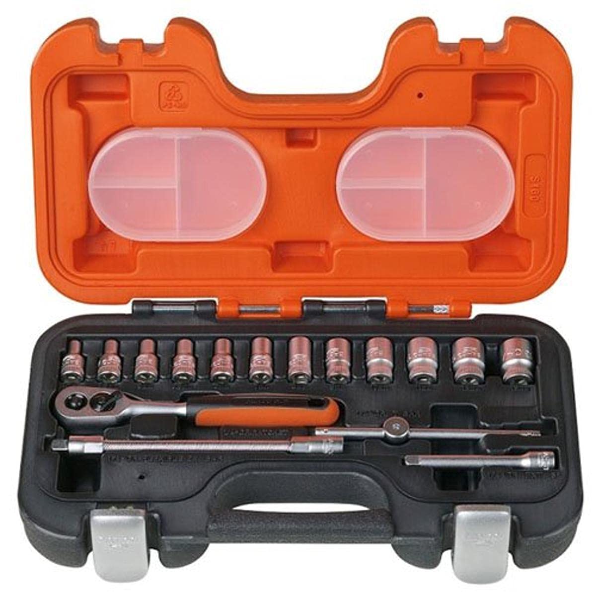 Bahco S160 S160 Socket Set 16-Piece 1/4-Inch Drive