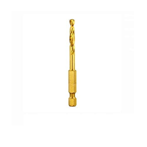 Dewalt DT50003-QZ DT50003-QZ-Broca Impact Torsion Titanium 4mm, Yellow, 4 mm