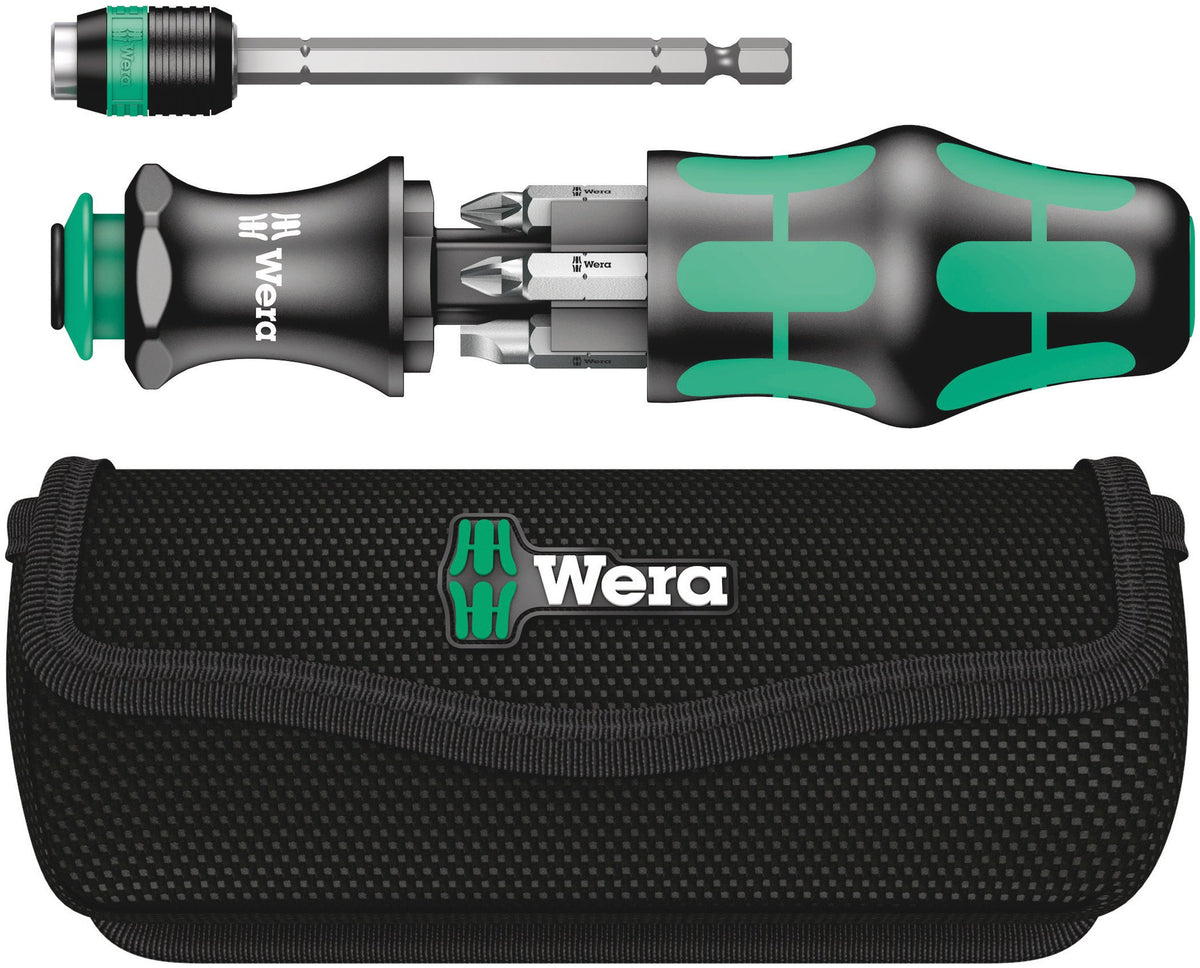 Wera 8100 SA 6 Zyklop Speed 1/4" Multi-function Ratchet & Socket Set, Metric, 28pc, 05004016001