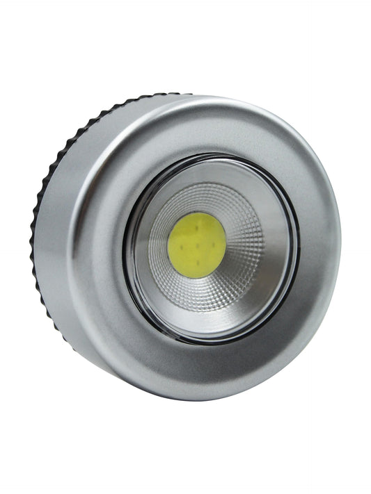 Uni-Com Wireless, Battery-Powered, Stick-On Push Lights for Cupboards, Lofts, Under Cabinets, Wardrobes & Drawers, 2 Pack