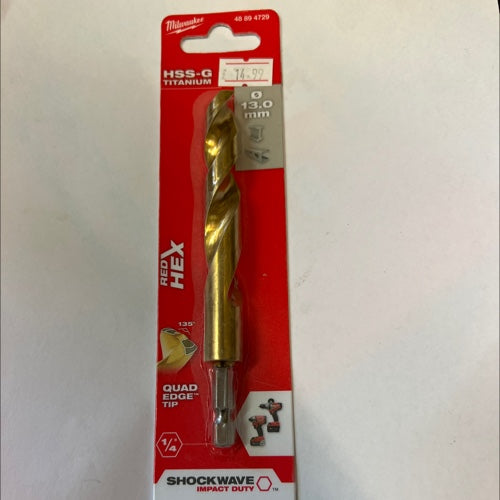 Milwaukee impact Metal drill bit 13mm