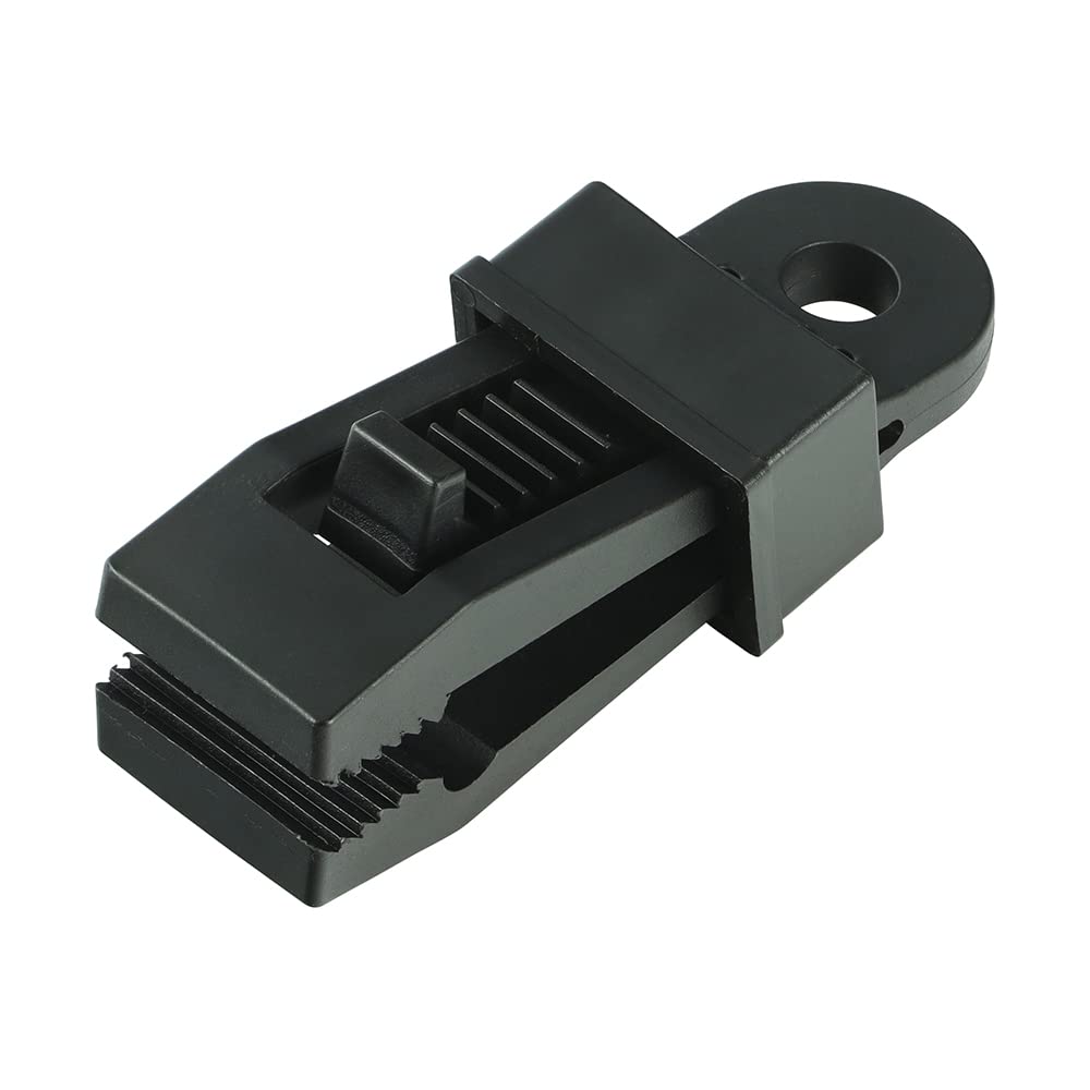 TIMCO Tarpaulin Tie Down Clips - Instant Anchor Point - Secures Tarpaulin, Canopies and Covers - 10 Clips in a Pack